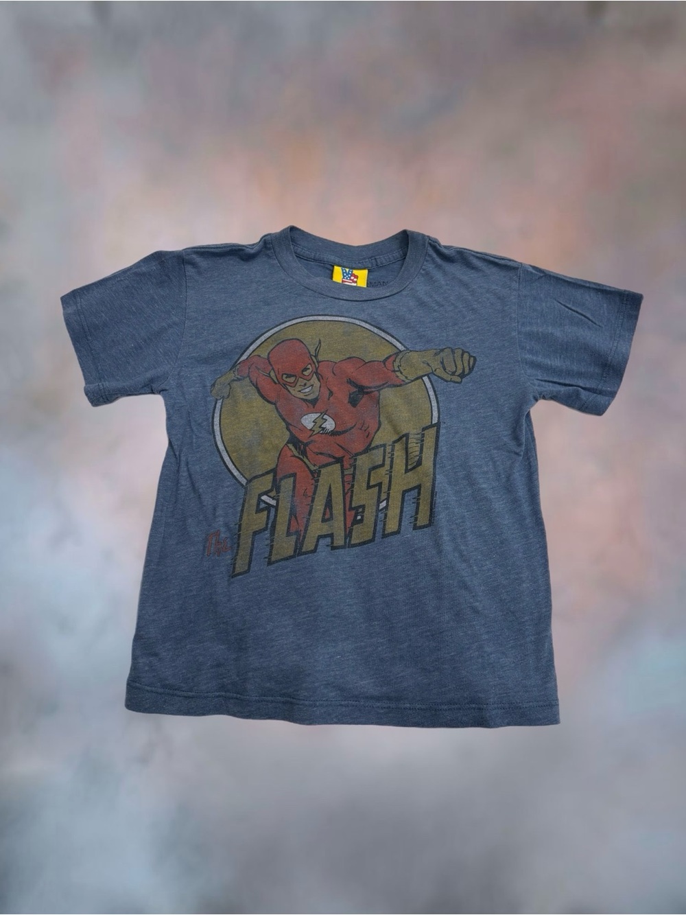 Junk Food DC Comics The Flash Boys Size 5 Blue Graphic T-Shirt